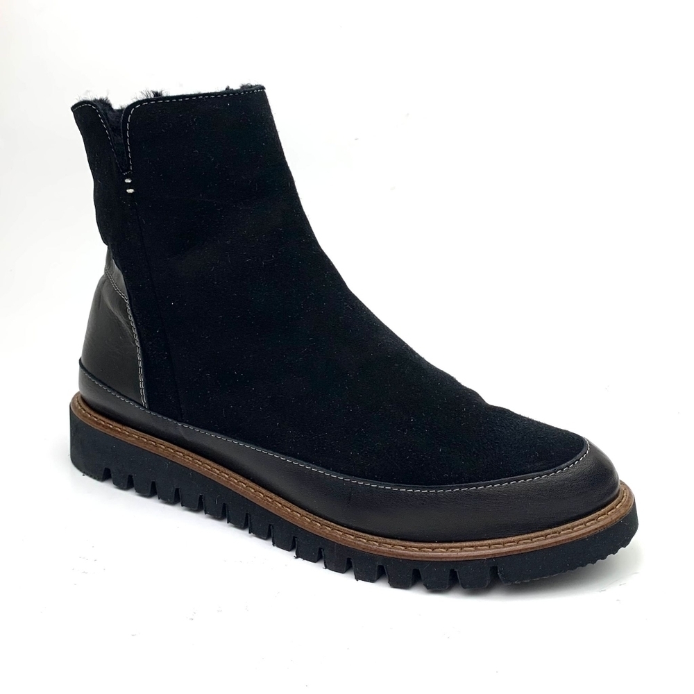 RON WHITE Nadea Waterproof Genuine Shearling Lined Bootie 9.5